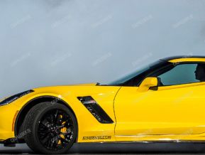 Chevrolet Corvette Supercharged Aufkleber für Türen
