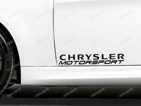 Chrysler Motorsport Aufkleber für Türen