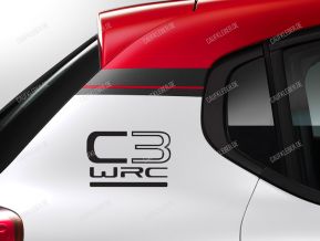 Citroen C3 WRC Aufkleber für hinteres Viertel
