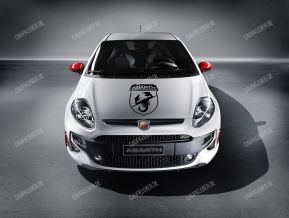 Fiat Abarth Aufkleber für Motorhaube