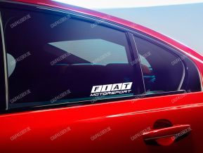 Fiat Motorsport Aufkleber für Seitenfenster