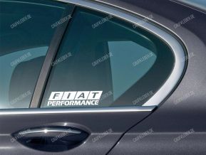 Fiat Performance Aufkleber für Seitenfenster