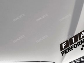 Fiat Performance Aufkleber für Motorhaube