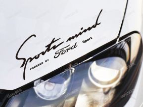 Ford Sports Mind Aufkleber für Motorhaube