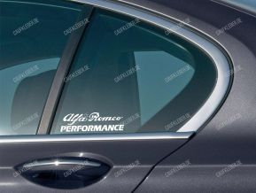 Alfa Romeo Performance Aufkleber für Seitenfenster