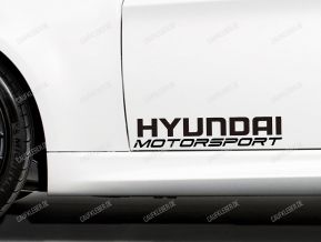 Hyundai Motorsport Aufkleber für Türen