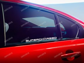 Jaguar Supercharged Aufkleber für Seitenfenster