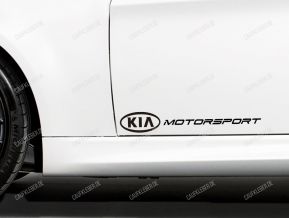 Kia Motorsport Aufkleber für Türen