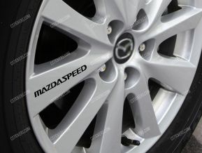 MazdaSpeed Aufkleber für Räder