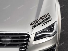 MItsubishi Performance Aufkleber für Motorhaube