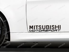 Mitsubishi Motorsport Aufkleber für Türen