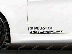 Peugeot Motorsport Aufkleber für Türen