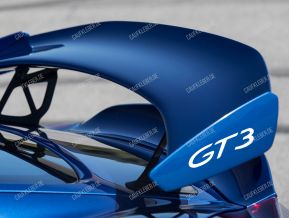 Porsche GT3 Aufkleber für Flügelspoiler