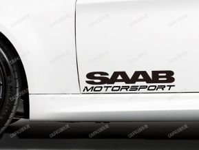 Saab Motorsport Aufkleber für Türen