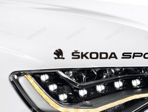 Skoda Sport Aufkleber für Motorhaube