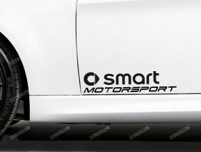 Smart Motorsport Aufkleber für Türen
