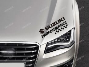 Suzuki Performance Aufkleber für Motorhaube
