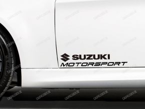 Suzuki Motorsport Aufkleber für Türen