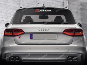 Audi Sport Aufkleber für Heckscheibe