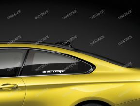 BMW Gran Coupe Aufkleber für Seitenfenster