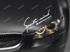 BMW M sports mind Aufkleber für Motorhaube