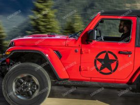 Jeep Army Star Aufkleber für Türen