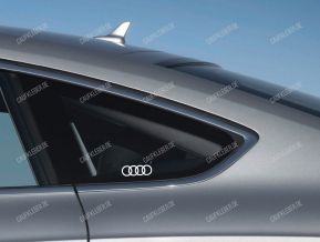 Audi Ringe Aufkleber für Seitenfenster