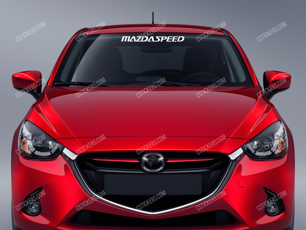 MazdaSpeed Aufkleber für Windschutzscheibe