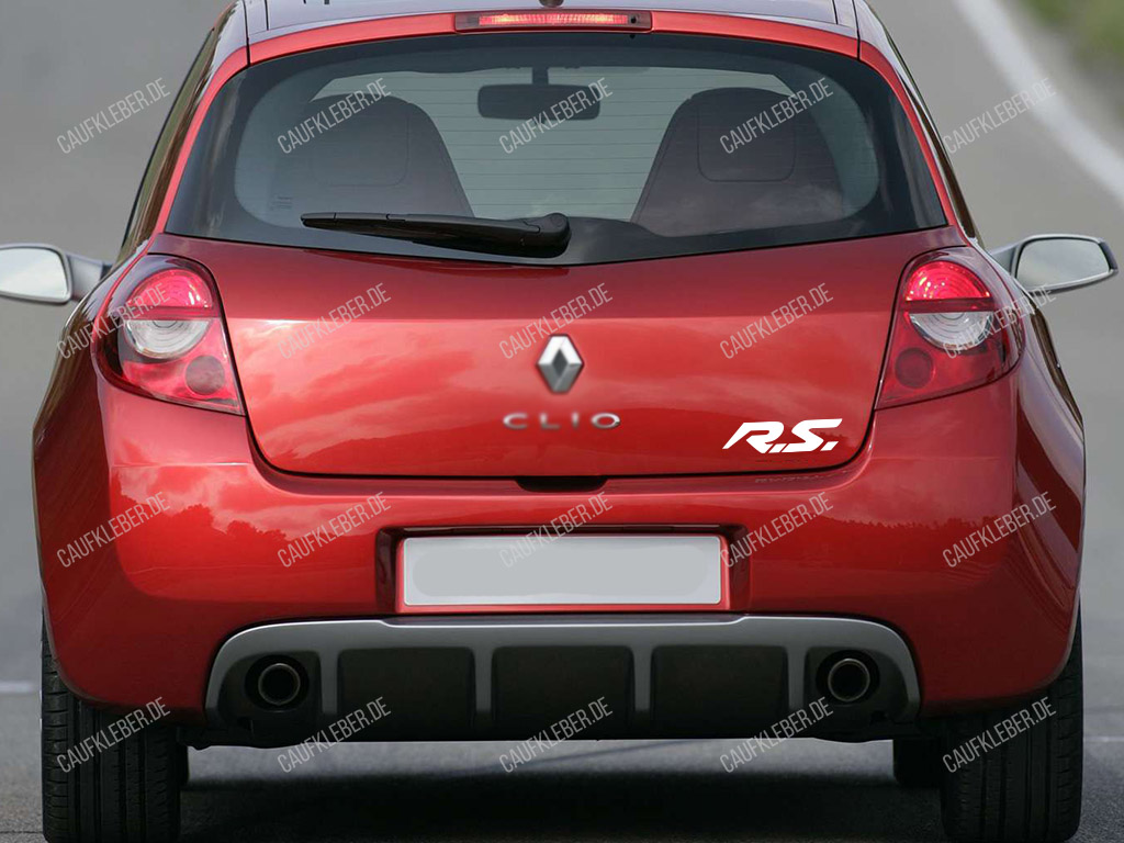Renault RS Aufkleber für Kofferraum