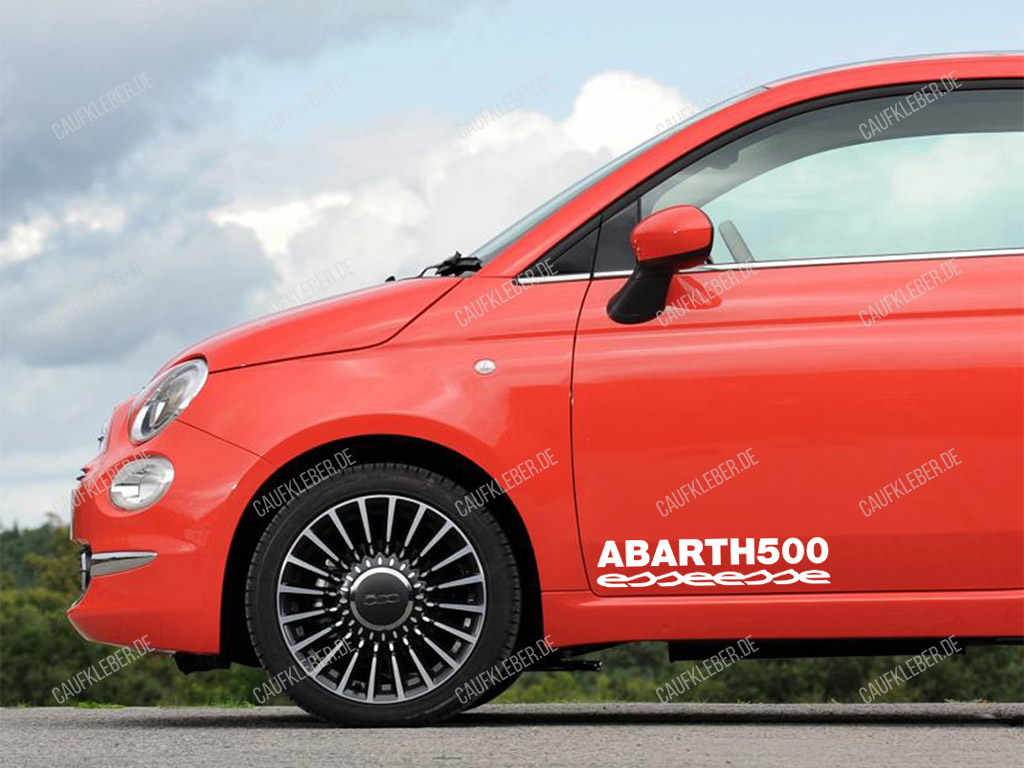 Fiat 500 Abarth Aufkleber für Türen 