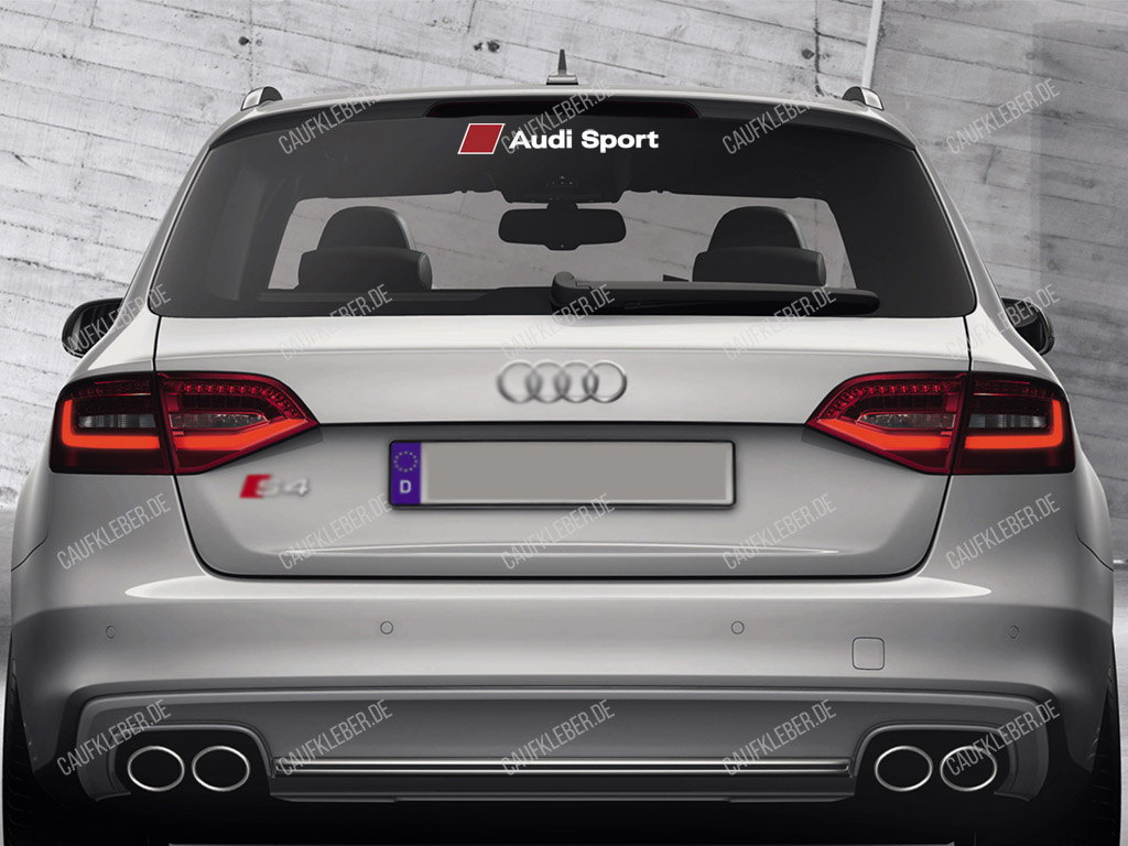 Audi Sport Aufkleber für Heckscheibe 