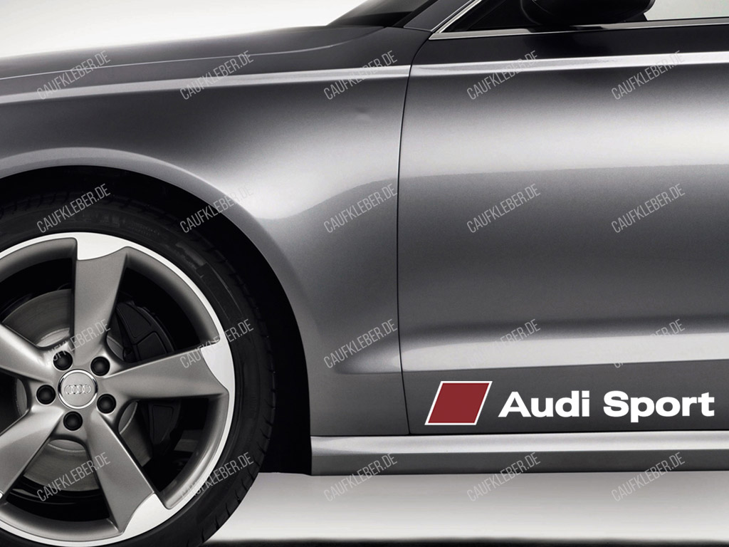 Paar Audi Sport A5 Auto Styling Vinyl Auto Seitenschweller Tür Auto  Aufkleber Rennstreifen Aufkleber für Audi