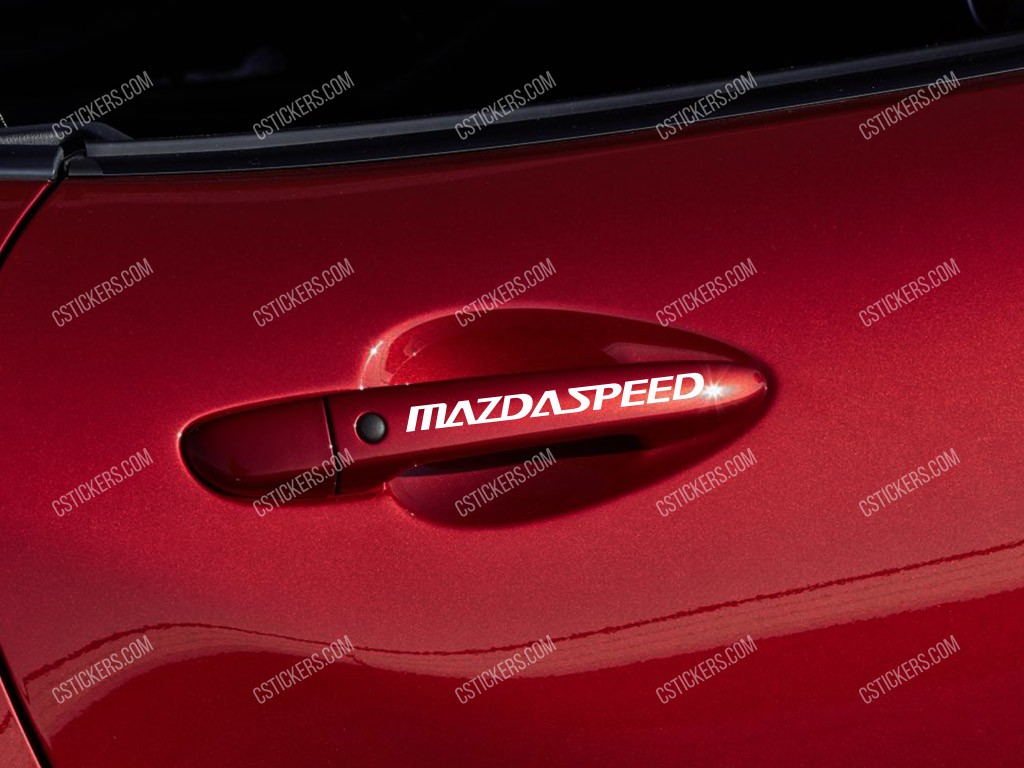 MazdaSpeed Aufkleber für Türgriffe 