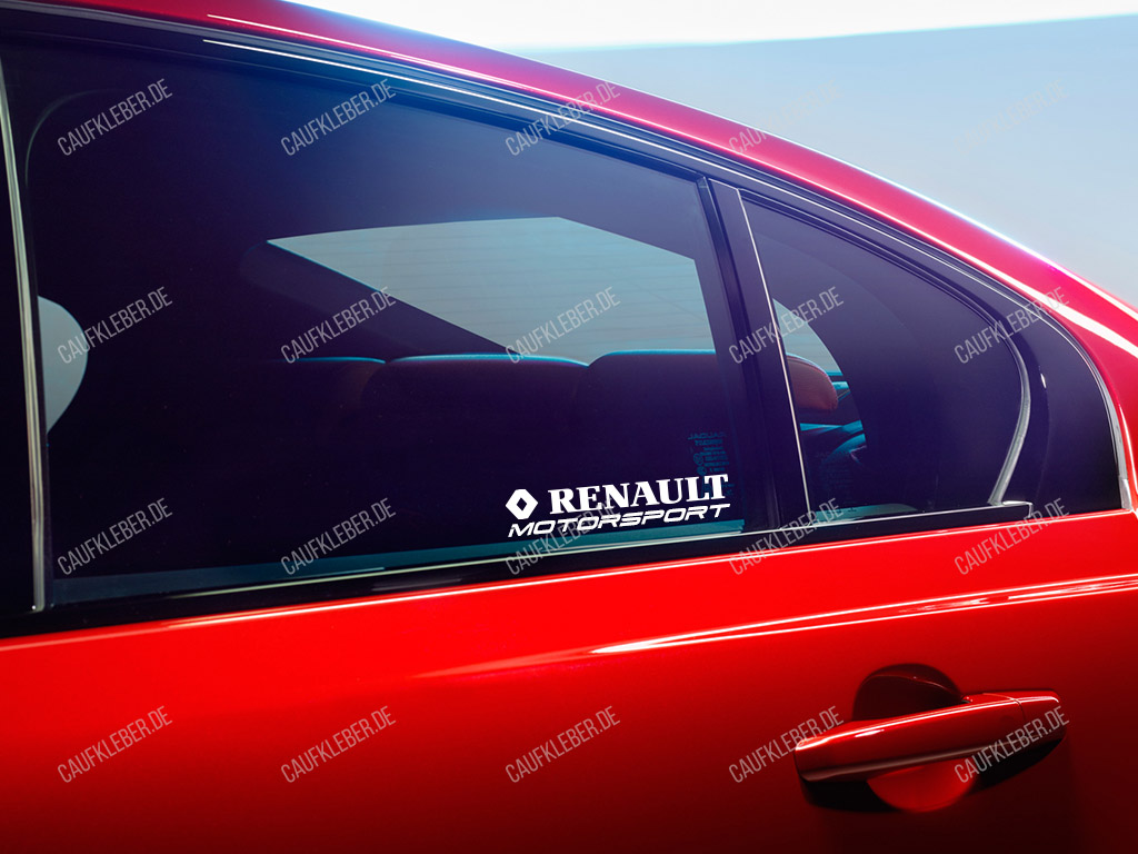Renault Motorsport Aufkleber für Seitenfenster