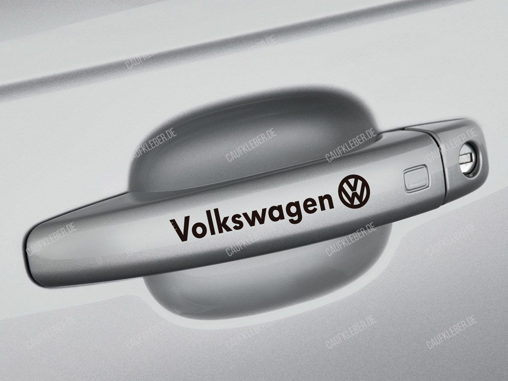 Kaufe Autotürgriff Aufkleber Schutzfolie für Volkswagen VW Golf 4 6 7  Tiguan Passat B5 B6 B7 CC Jetta Polo Scirocco Lavida